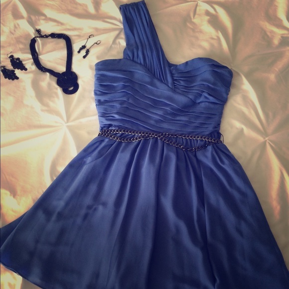 periwinkle cocktail dress